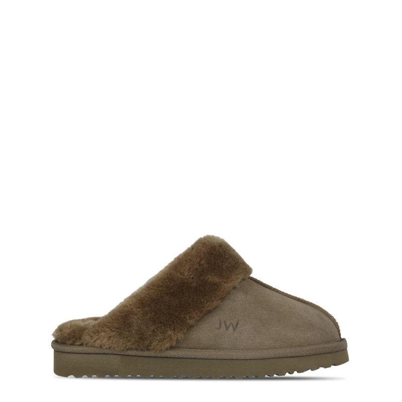 Image of Jack Wills Mule Slippers Ladies Khaki female 4 (37)