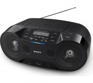 Image of Sony ZSRS70BTB DAB/FM Bluetooth Boombox - Black