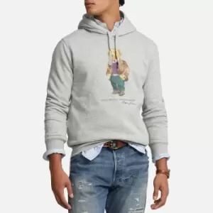Image of Polo Ralph Lauren Mens Bear Hoodie - Andover Heather - XXL