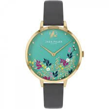 Image of Sara Miller Green And Grey Fashion Watch - Sa2100 - multicoloured