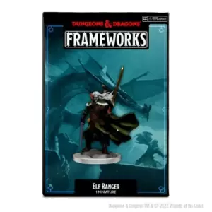 Image of D&D Frameworks: Elf Ranger Male Unpainted Miniature