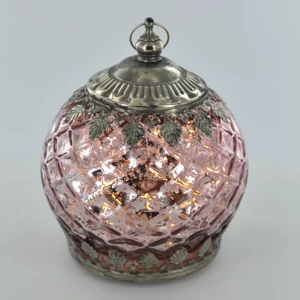 Image of LED Lantern Champagne H14.5cm