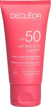 Image of Decleor Aroma Sun Expert Protective Anti-Wrinkle Cream SPF50 50ml