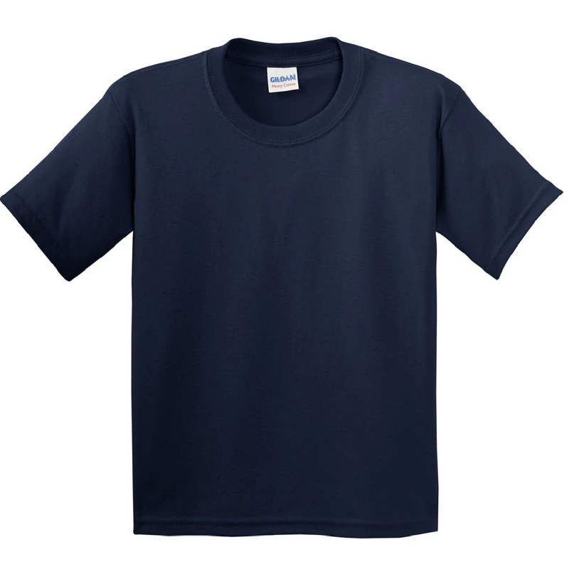 Image of Gildan Heavy Cotton T-Shirt Pack of 2 in Navy Size: Medium Navy Unisex M