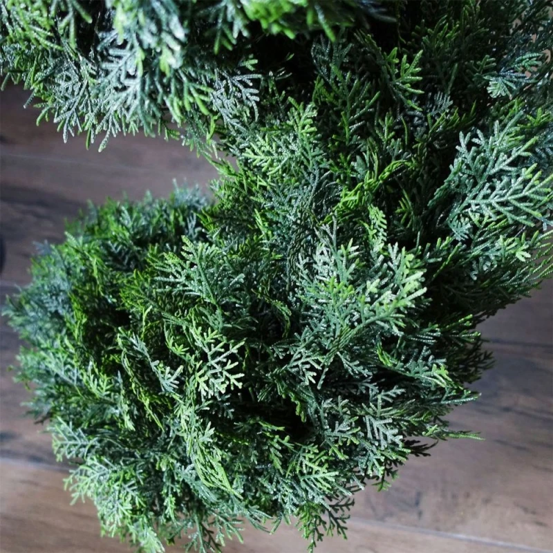 Image of Leaf Sprial Cedar Tree Artificial Topiary 120cm Botanik Green