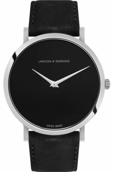 Image of Unisex Larsson & Jennings Lugano Jette 40mm Watch LGN40-LBLK-CP-Q-M-SB-L