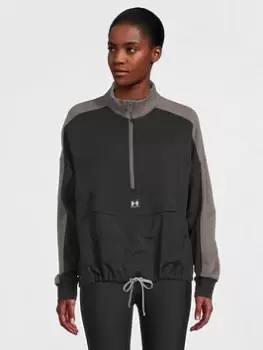 Image of Under Armour Rival Fleece Layer - Black/Multi, Black/Multi Size M Women