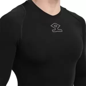 Image of Shrey Intense Baselayer Long Sleeve Top - Black
