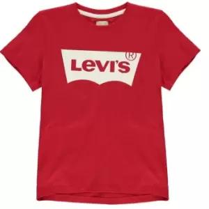 Image of Levis Batwing T Shirt - Red
