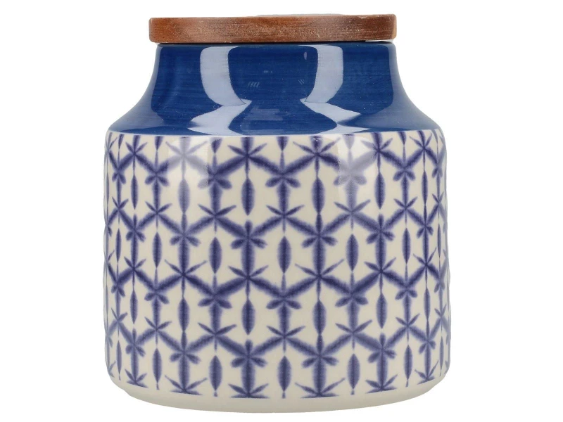 Image of Mikasa Drift Storage Jar Blue Blue