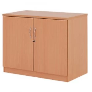 Image of Largo Regular Door Cupboard Lockable with 1 Shelf Melamine Deluxe 1020 x 550 x 800mm Beech