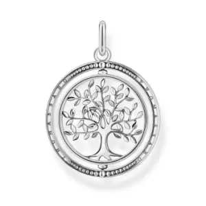 Image of THOMAS SABO Silver Tree of Love Spinning Pendant