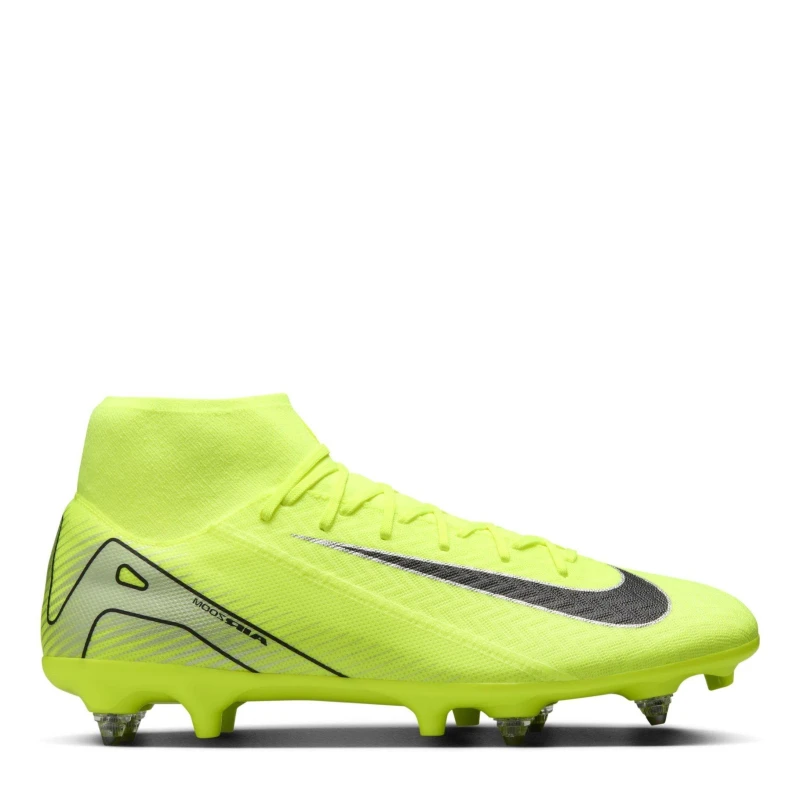 Image of Nike Mercurial Superfly 10 Academy Adults Soft Ground Football Boots Volt/Black male 6.5 (40.5)