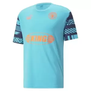 Image of Puma MCFC Heritage Jersey Mens - Blue