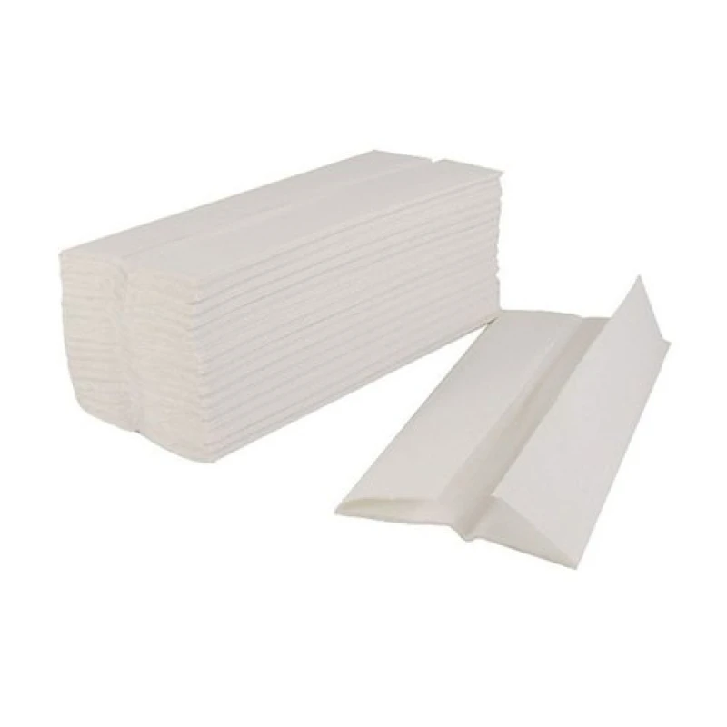 Image of 5 Star Facilities Flushable Hand Towel C-Fold 2-Ply 215x230mm (2400 Pack) 167974