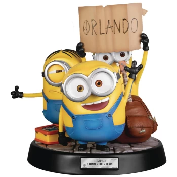 Image of Beast Kingdom Minions Master Craft Statue - Stuart, Bob & Kevin
