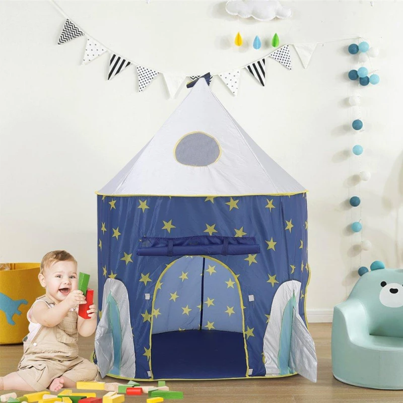Image of KIDKID 3-in-1 Kids Play Tent Set Blue unisex One size