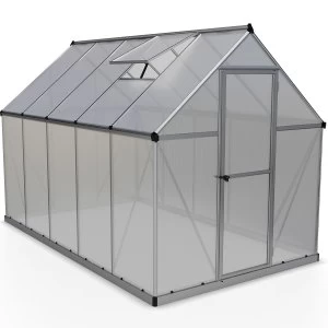 Image of Palram Mythos Greenhouse 6 x 10 - Silver