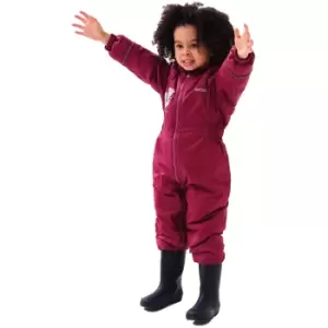 Image of Regatta Girls Peppa Mudplay Waterproof Breathable Rain Suit 18-24 Months
