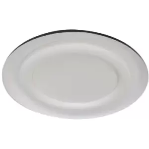 Image of Cristal Record Lighting - Cristal Jara LED Flush Light 48W 2120Lm 3000ºK White+Black