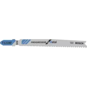Image of Bosch T123 XF Progressor Metal Cutting Jigsaw Blades Pack of 100
