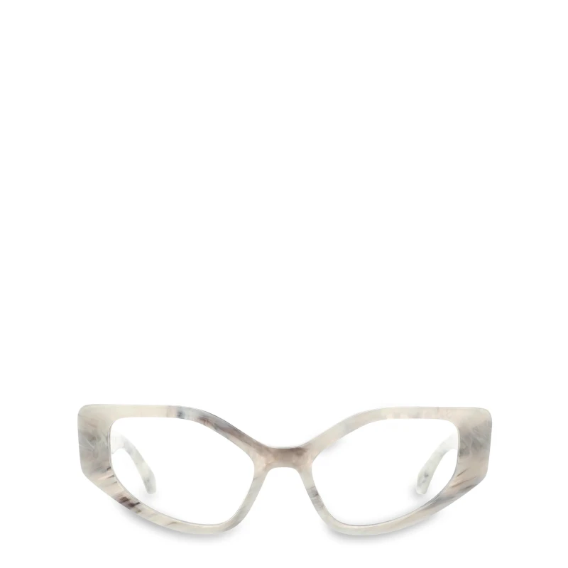 Image of Off White Reading Glasses Marble Blue unisex One Size