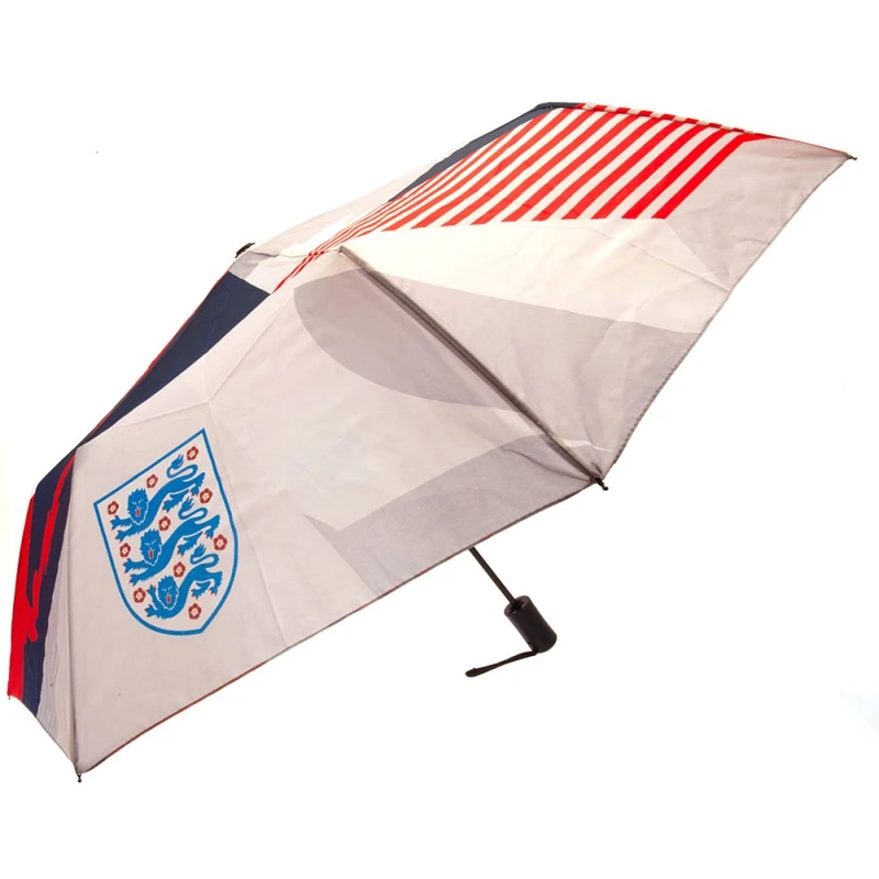 Image of England FA Mens Crest Folding Umbrella in Off-White Off-White Male
