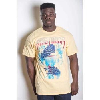 Image of Mastodon - Unholy Communion Unisex Medium T-Shirt - Yellow