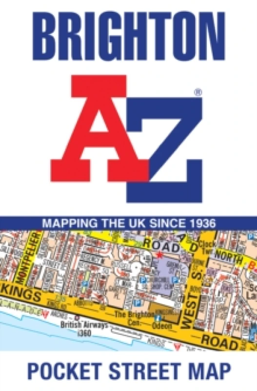 Image of Brighton A-Z Pocket Street Map. By AZ Maps Books
