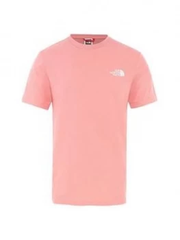 Image of The North Face Short Sleeve Simple Dome T-Shirt - Pink