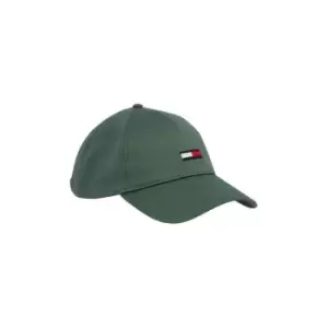 Image of Tommy Jeans Embroidered Flag Cap - Green