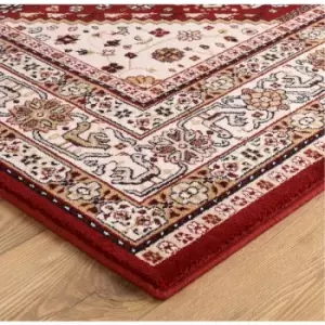Image of Oriental Weavers Royal Classic Rug Red Multi Pattern 93 R 120X180cm