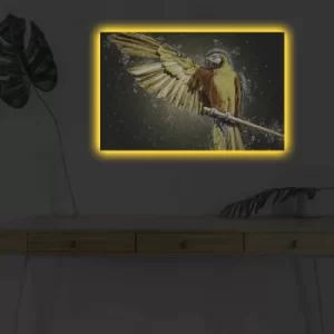 Image of 4570DHDACT-062 Multicolor Decorative LED Lighted Canvas Painting