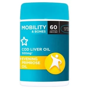 Image of Superdrug Cod Liver Oil and Evening Primrose Oil Capsules x 60