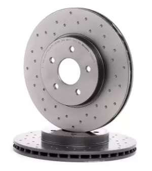Image of BREMBO Brake disc XTRA LINE - Xtra 09.8665.1X Brake rotor,Brake discs FORD,JAGUAR,MONDEO III Kombi (BWY),MONDEO III (B5Y),MONDEO III Stufenheck (B4Y)