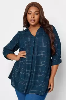 Image of Check Print Shirt
