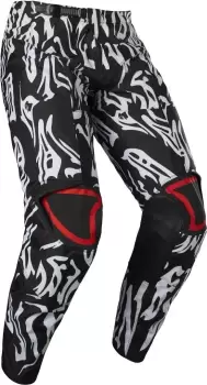 Image of Fox 180 Peril Motocross Pants, black-white, Size 34, black-white, Size 34