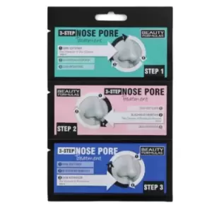 Image of Beauty Formulas 3 Step Nose Pore Treatment 3 pcs