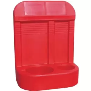 Image of Slingsby Double Fire Extinguisher Stand - With Backstand