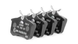 Image of ATE Brake pad set VW,AUDI,SKODA 13.0470-2820.2 425241,425467,1611456380 425223,425467,E172197,E172204,1K0698451A,1K0698451C,1K0698451J,2Q0698451
