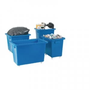 Image of Slingsby Bottle Skip 930X340X550mm 4X50mm Swivel Blue 328239