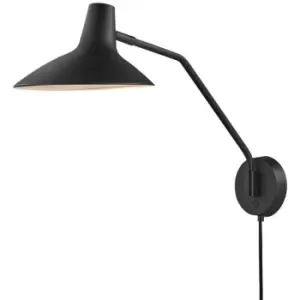 Image of Nordlux Darci Dome Wall Lamp Black E14