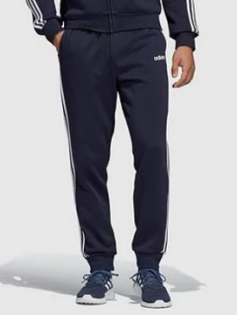 Image of Adidas Essential 3 Stripe Track Pants - Navy