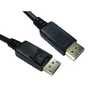Image of Cables Direct 99DP-005LOCK DisplayPort cable 5m Black