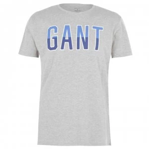 Image of Gant Logo T-Shirt - Grey