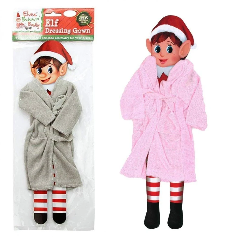 Image of Elves Behaving Badly Elf Dressing Gown One Supplied Styles May Vary Multi