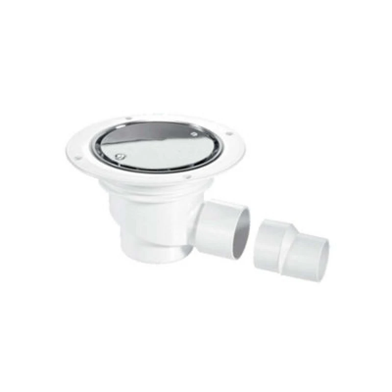 Image of McAlpine Polished Stainless Steel Shower Gully 50mm X 130mm Tsg1Ss