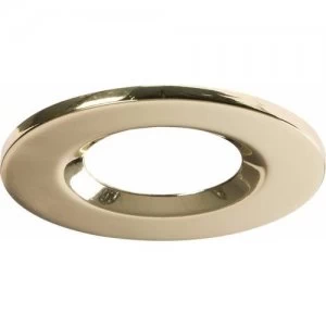 Image of KnightsBridge Traditional IP65 Round Fire Rated Bezels for FireKnight - Brass