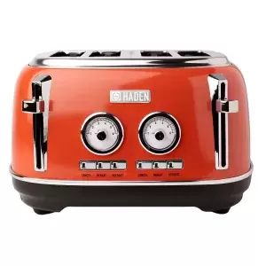Image of Haden Jersey 4 Slice Toaster 198754 in Marmalade