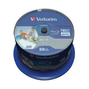 Image of Verbatim Datalife 6x BD R 25GB 50pcs VER43812